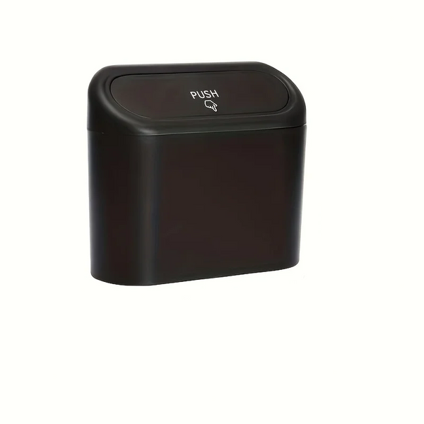 Mini Lixeira Automotiva com Tampa Push
